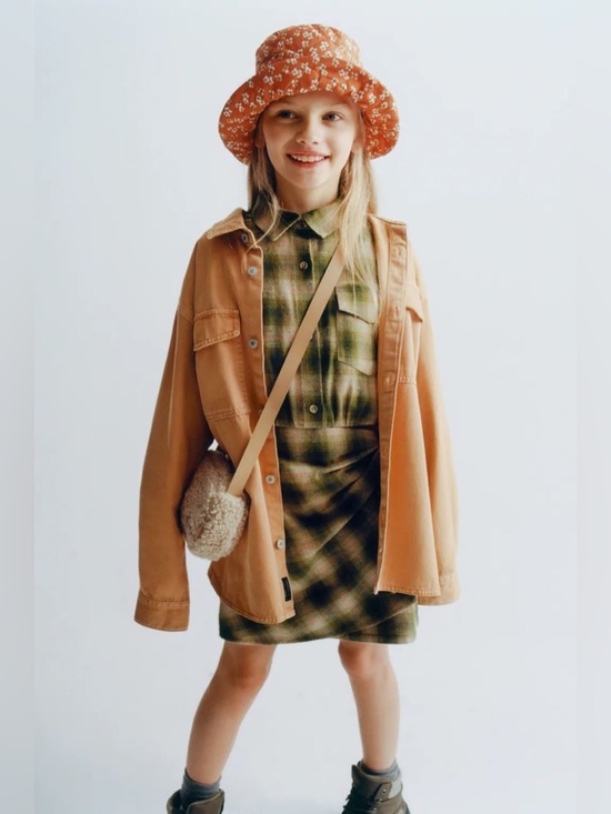 Zara Other - Zara big girls plaid pareo dress
